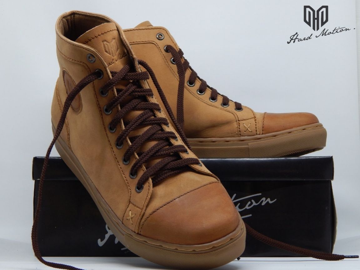 Dimana Beli Sepatu Boots Sneakers Pria Kulit Asli Premium Hard Motion