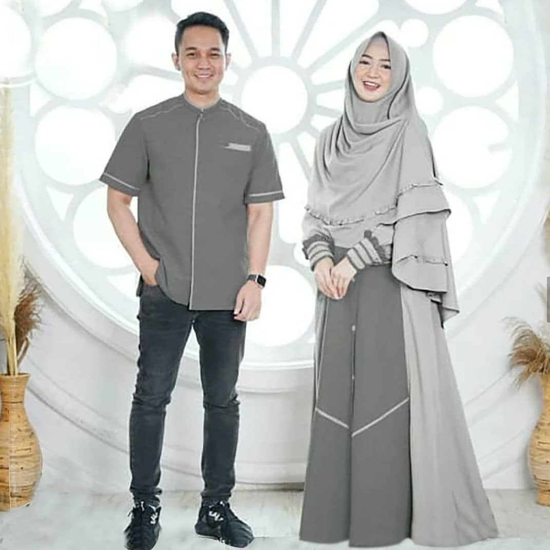 Baju Muslim Modern NIZAR COUPLE MC MOSSCRAPE ( Dapat GAMIS + KEMEJA ) Baju Gamis Couple Modern 2020 Pasangan Baju Couple Keluarga Couple Pasangan Muslim Baju Couple Kondangan Gamis Couple Pasangan Kemeja Muslim Baju Couple Kemeja Baju Couple