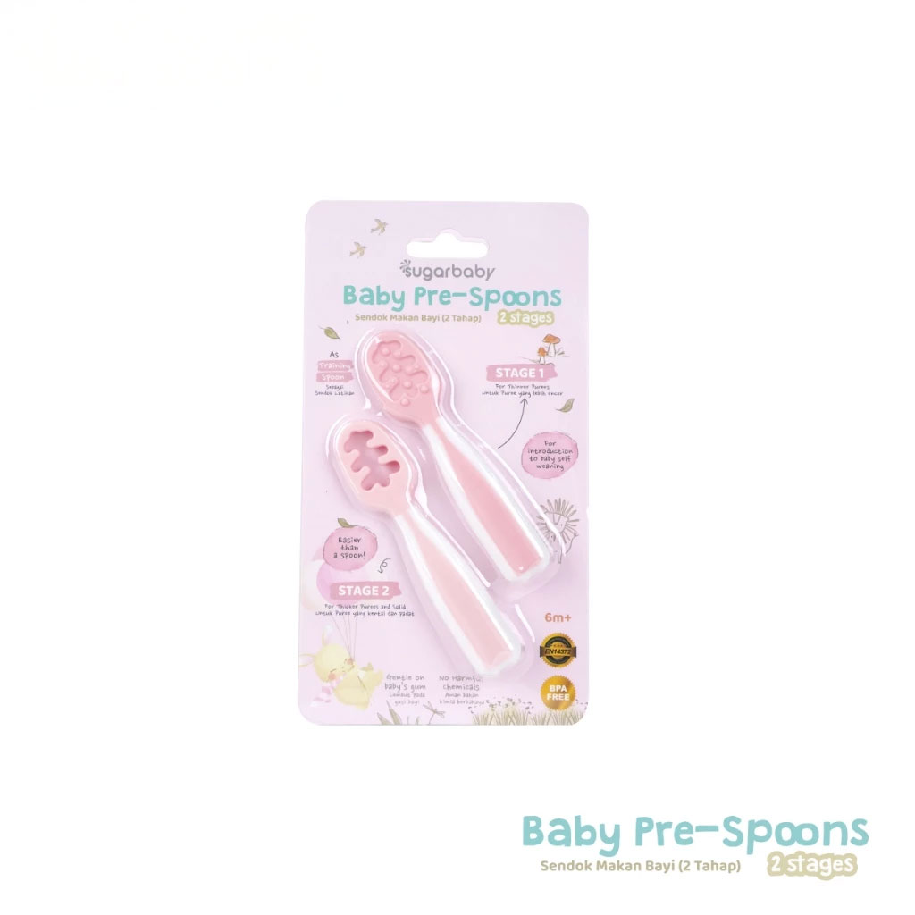 Sugarbaby Pre Spoon 2 Stages - Sendok Belajar Bayi