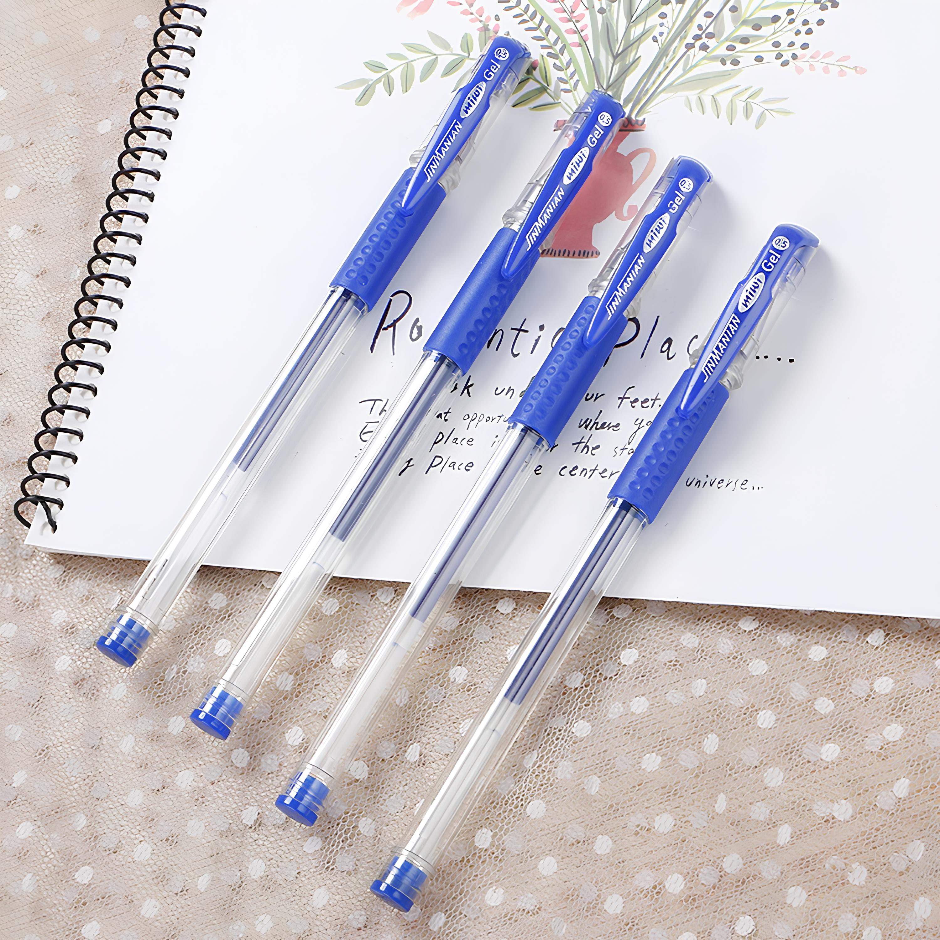 (PAKET 50 PCS) Pulpen Tinta Gel 3 Warna 0.5mm Stationery Alat Tulis Kantor Sekolah Murah |Pena Tinta Gel Ink Pen Berkualitas Tinggi Tulisan Halus Tahan Lama