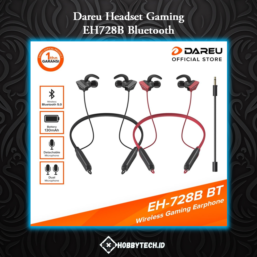 DAREU EH-728 Bluetooth | Gaming Earphone Stereo Bass