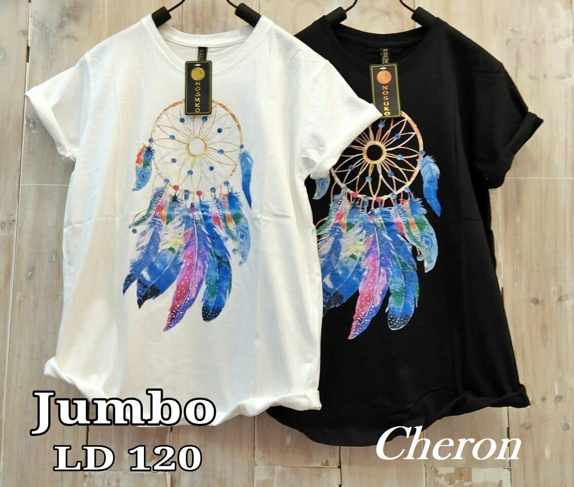 CHERON 16978 - Kaos Oblong Wanita JUMBO Fit 3XL Baju Distro Cewek Atasan Kekinian Murah Lengan Pendek Tumblr Tee Bigsize Casual T-shirt Big Size Cotton Combed Tshirt Pakaian Remaja Dewasa Abg Bisa untuk Olahraga Sport Santai Warna Khusus Hitam Putih cheron 16978 – kaos oblong wanita jumbo fit 3xl baju distro cewek atasan kekinian lengan pendek tumblr tee bigsize casual t-shirt big size cotton combed tshirt pakaian remaja dewasa abg bisa untuk olahraga sport santai warna khusus hitam putih