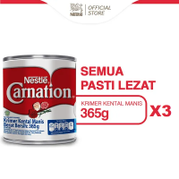 [Paket isi 3] Nestle Carnation Susu Kental Manis 365gr