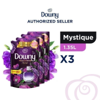 Downy Pelembut dan Pewangi Pakaian Keharuman Lembut Mystique Refill 1.35L x3