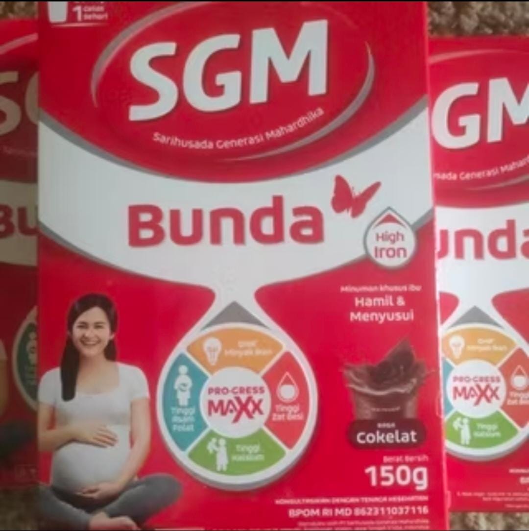 SGM Bunda khusus ibu hamil dan menyusui rasa coklat ukuran 300g exp 2026