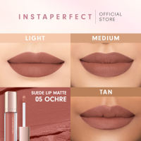 Instaperfect Suede Lip Matte (MLBB Nude Lip Cream Cover Blurry Transfer Resistant)- Lip Matte-Lipstick non transfer- Lip Cream dengan Hasil Ringan- Velvet Blur Finish