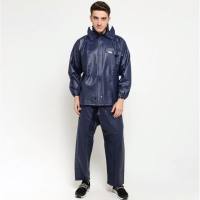 ASV JAS HUJAN DEWASA | DARK BLUE | KARET GRADE A