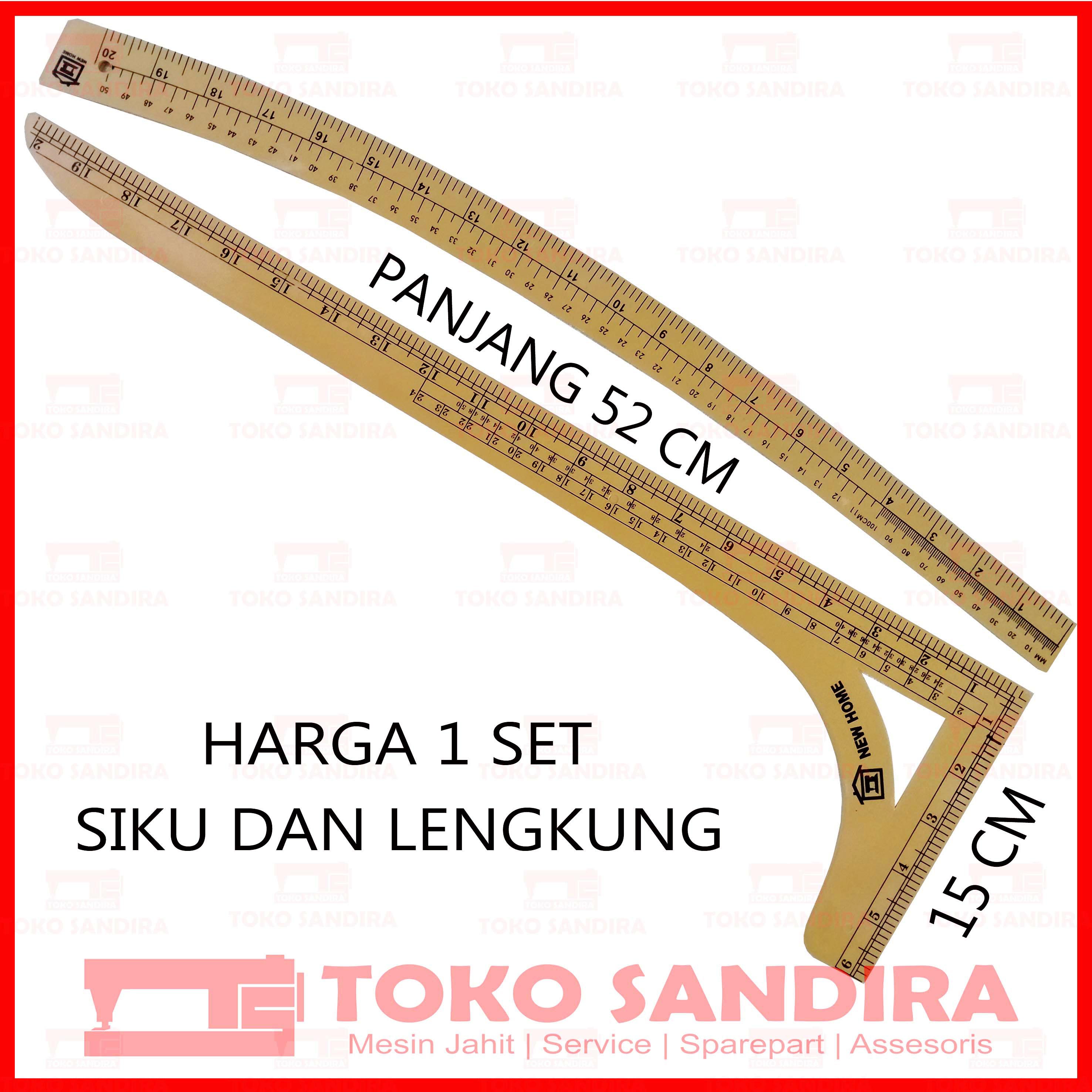 Toko Sandira Penggaris pola Jahit - Penggaris jahit New Home 1 Set besar/alat jahit/kebutuhan menjahit/toko perlengkapan menjahit/asesoris menjahit/toko alat jahit lengkap