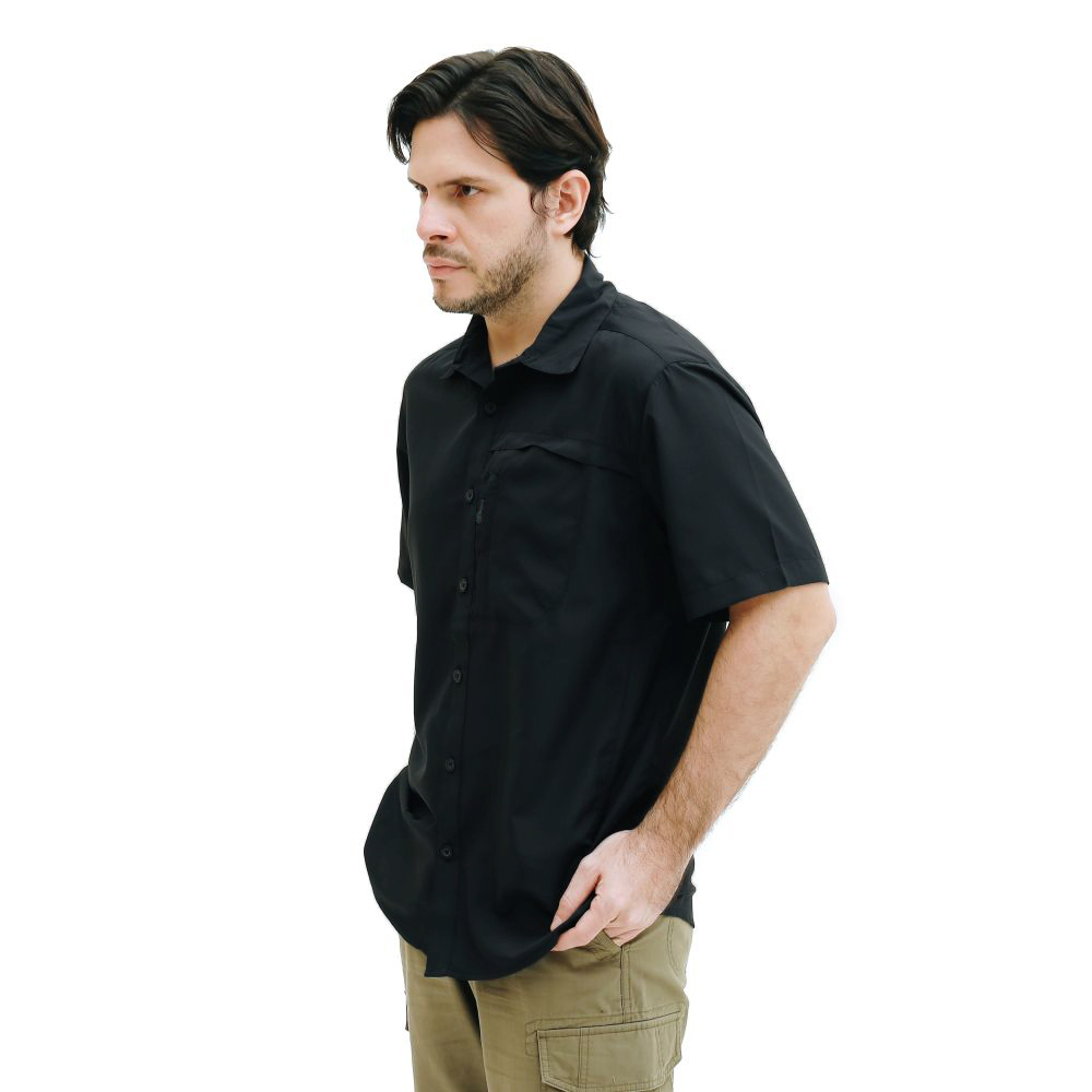 910004128 GRAVEL 1.0 S/S SHIRT - BLK