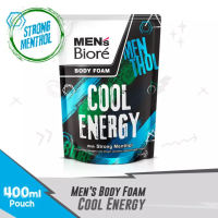 Mens Biore Body Foam Cool Energy Pria Refill 400ml