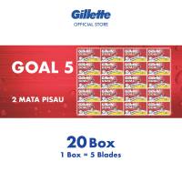 Gillette Pisau Cukur Goal 5 Alat Cukur Isi 20 Box