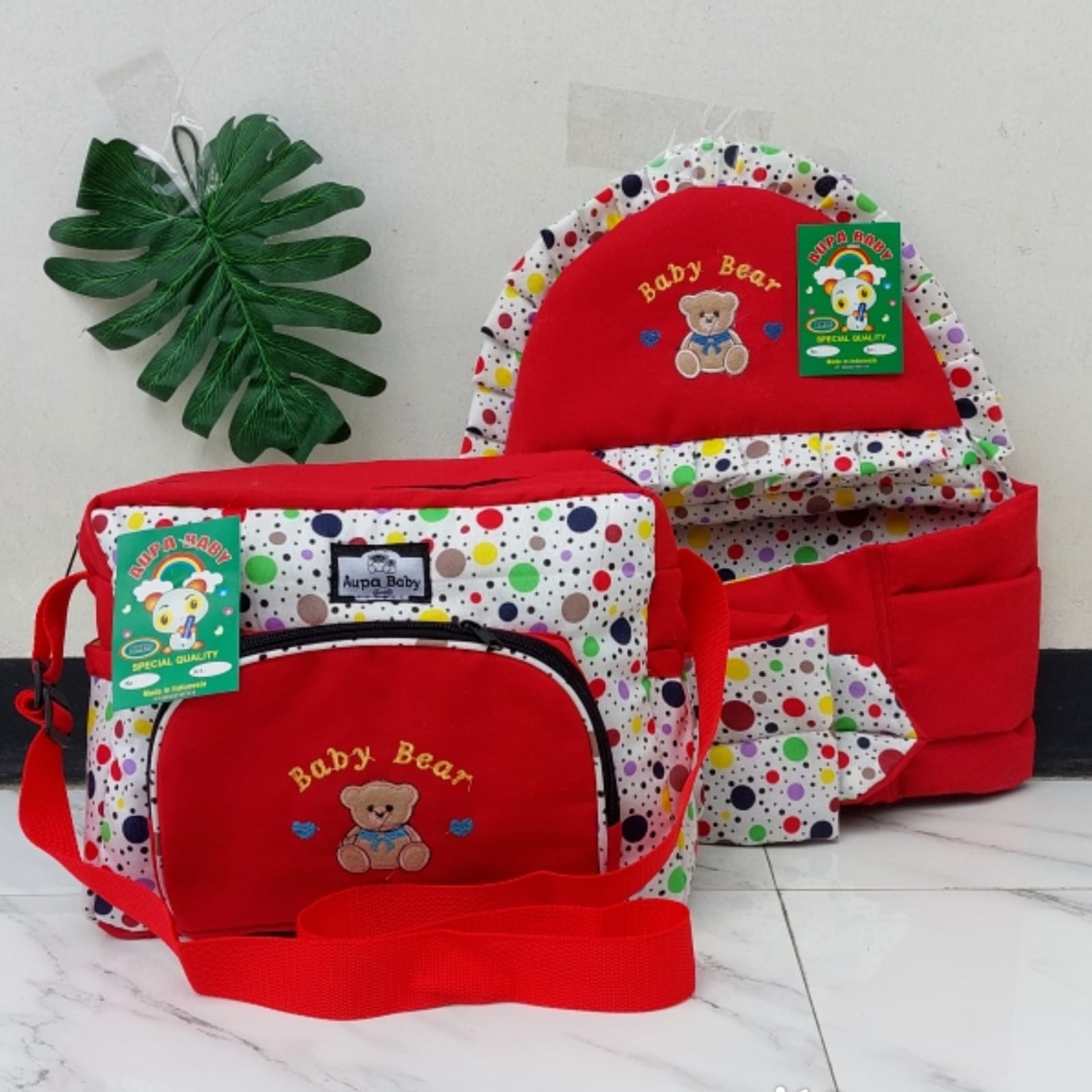 Paket Hemat 2 IN 1 Tas Bayi Medium Balon Gendongan Balon Tas Perlengkapan Bayi