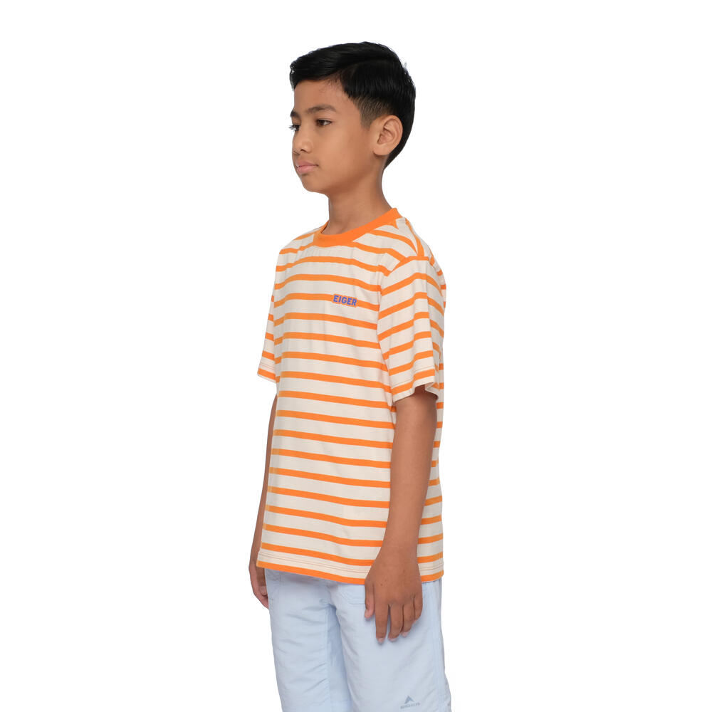 910010504 JR MOORLAND STRIPE SS TEES 1.0 - ORA