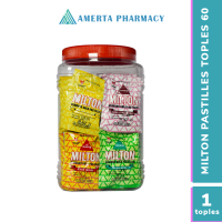 MILTON PASTILLES Permen Milton Pastilles Candy Toples Isi 60 Sachet