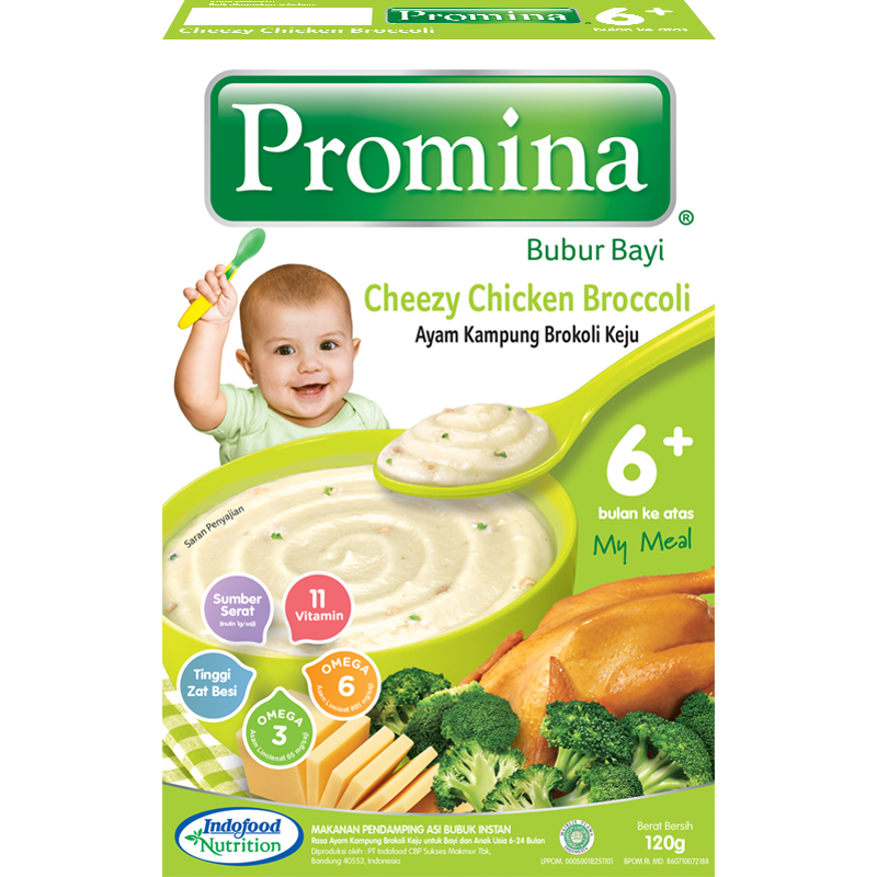Promina BC Ayam Kampung Brokoli Keju Box 120 g
