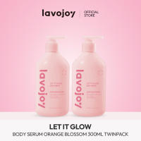 Lavojoy Let it Glow Body Serum Orange Blossom 300ml | Body Serum untuk Mencerahkan dan Melembabkan kulit dengan Niacinamide + Ceramide + Vitamin E