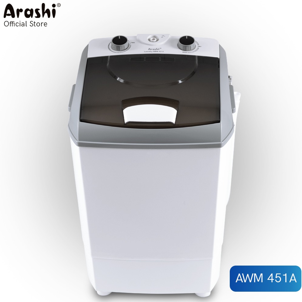 Arashi Mesin Cuci 1 Tabung Otomatis - AWM-451A - FREE ONGKIR Jabodetabek