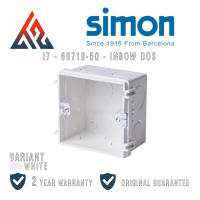 Simon I7 Inbow Doos 1 Gang Flush Mounting Dus Kotak - 60710-50