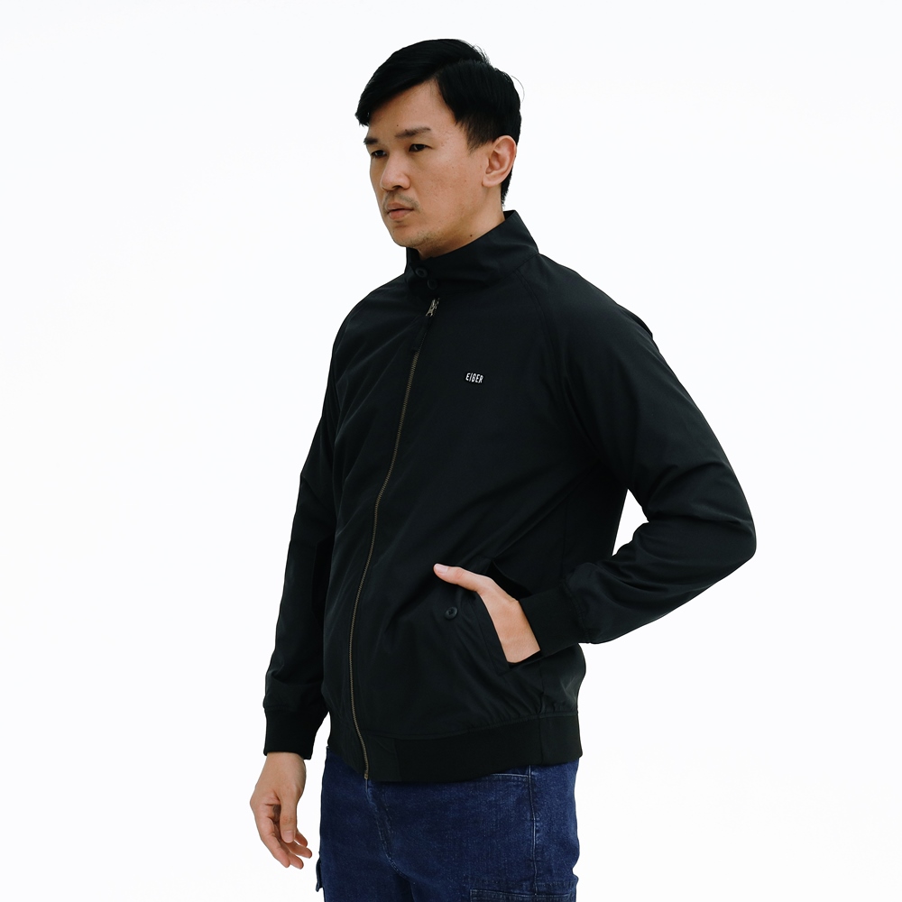 910006794 BOULDER HARRINGTON JACKET - BLK