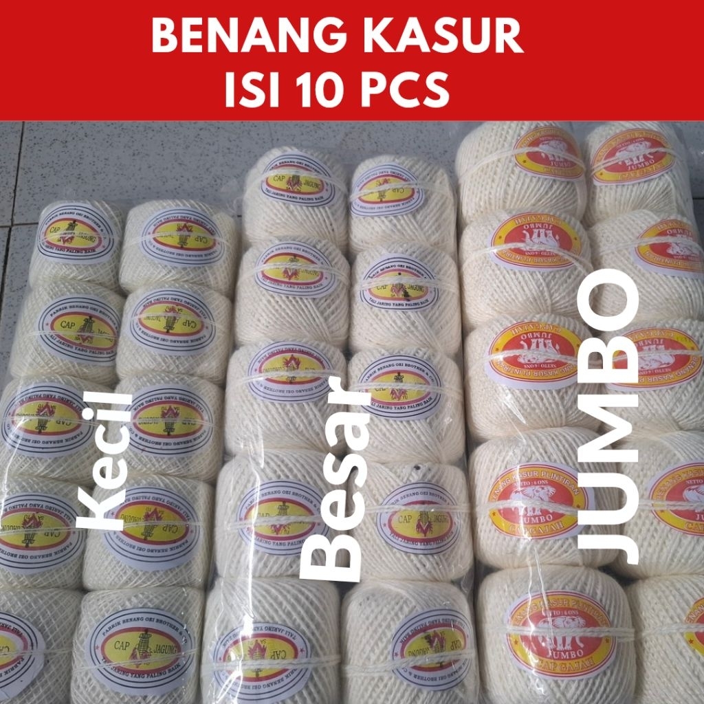 Tali Rami / Benang Kasur / Benang Bangunan 1 Pack isi 10 pcs
