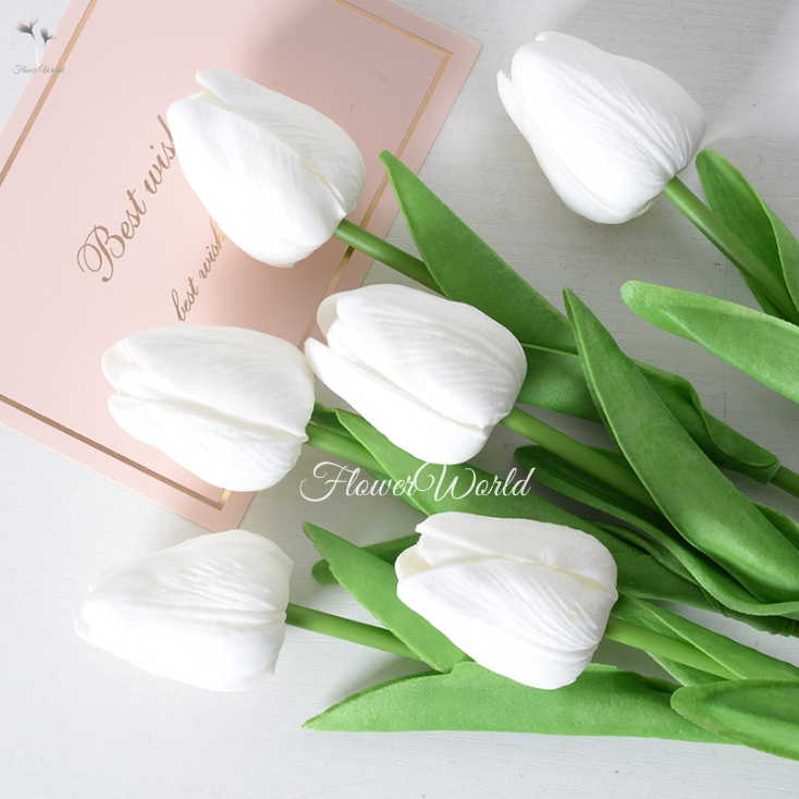 Bunga Tulip 1 Tangkai Bunga Palsu Plastik Buatan Imitasi Hias Dekor Buket Bouquet Rumah Pesta/Bunga Hias Plastik/Bunga Hias Plastik Murah Dan Import/Bunga Tulip Bahan Latex/Bunga Hias Per Tangkai