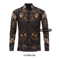 BATIK ARKANZA Kemeja Batik Laki Laki Cowok Dewasa Lengan Panjang DESC