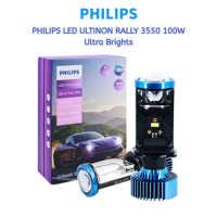 2pcs Philips H4 H7 H11 Y7 LED Ultinon Rally 100W Lampu Mobil 2pcs LED ULTINON RALLY 3550 Ultra Brights Garansi satu tahun