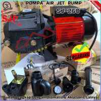 SANJU --＞ SJP Pompa Air JET PUMP SJ-260 (Otomatis) Lilitan Tembaga 100℅ Sudah Lengkap Berkualitas Dan Bergaransi