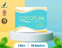 Cocoflim Fiber Suplemen Minuman Fiber untuk Diet Detox Alami 1 Box isi 15 sachet Halal Bpom