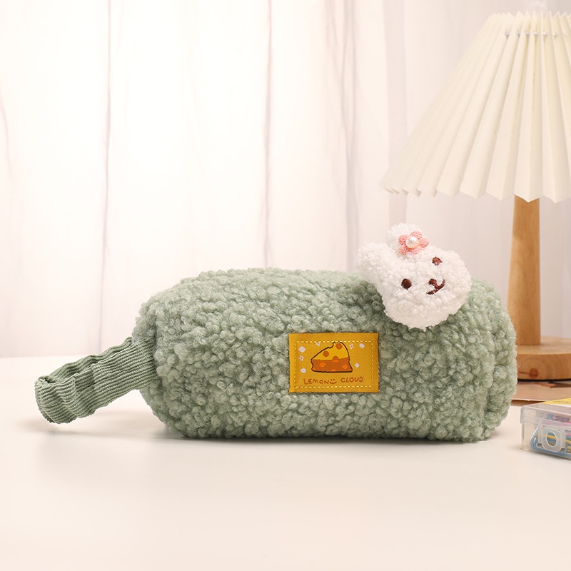 Mismi Bingo Pencil Case Kotak Pensil Sekolah Stylish Cute Plush Perempuan Trendy - PC2B