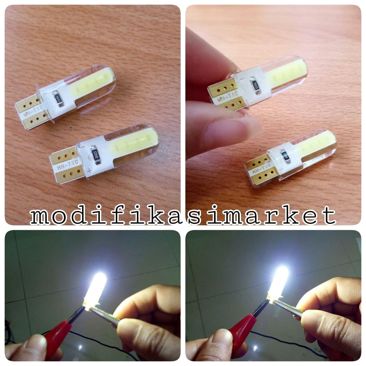 Detail Gambar LOKA COD - Lampu LED Senja Motor Mobil T10 - Kuning Terbaru