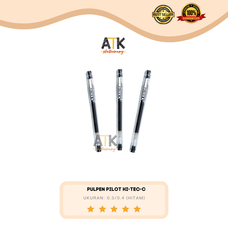 Pulpen Pilot HI-TEC-C 0.3/0.4 atk