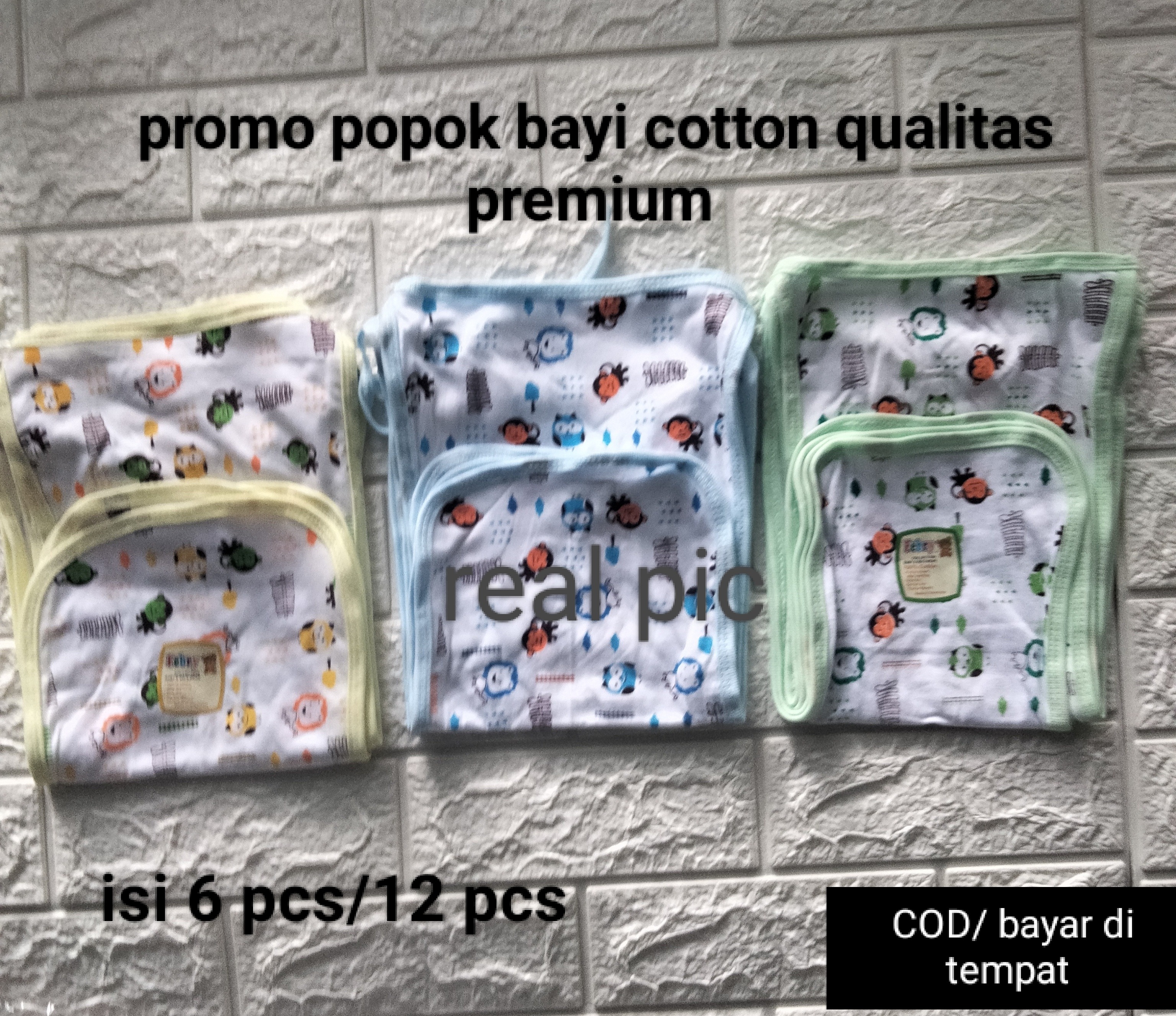 Popok bayi /12PCS POPOK KAIN/POPOK MURAH/POPOK SNI/POPOK INSTAN/POPOK MURAH