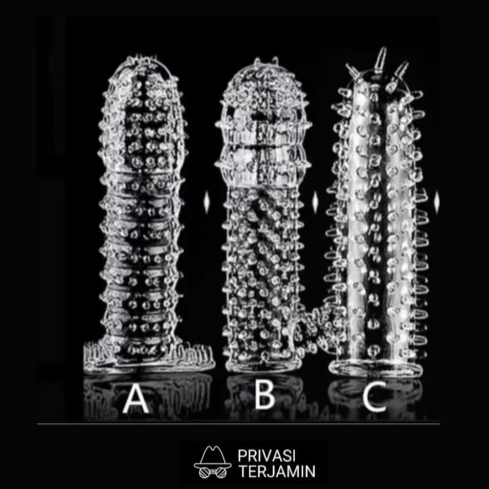 TERBARU Kondom Karet Gerigi Tebal Tahan Lama COndom Sambung bisa dicuci