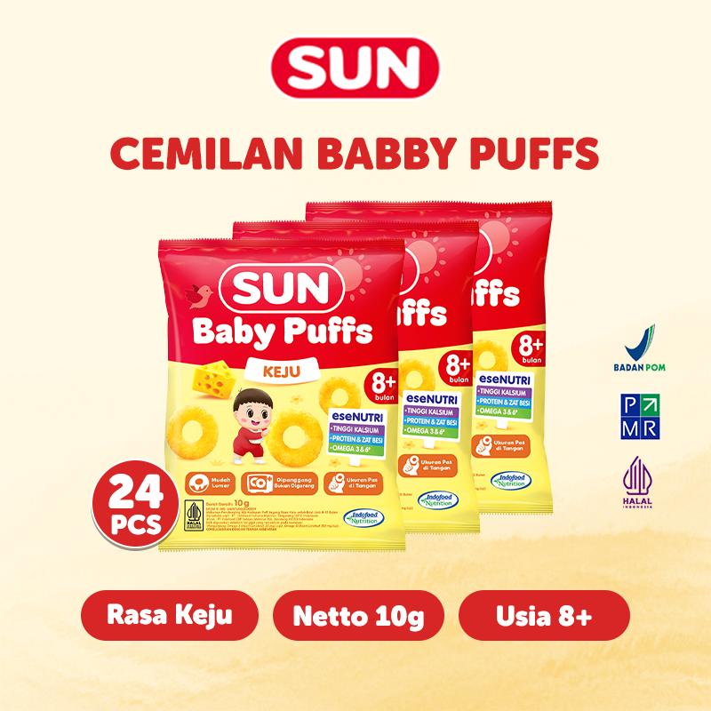CTN - SUN Baby Puffs Keju Sachet 10 Gr