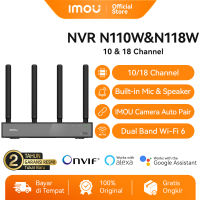 NVR N110W & N118W 10 & 18 Channel IMOU Kamera Otomatis Pasang Mikrofon dan Speaker Terintegrasi Dual Band Wi-Fi 6 Garansi Resmi 2 Tahun