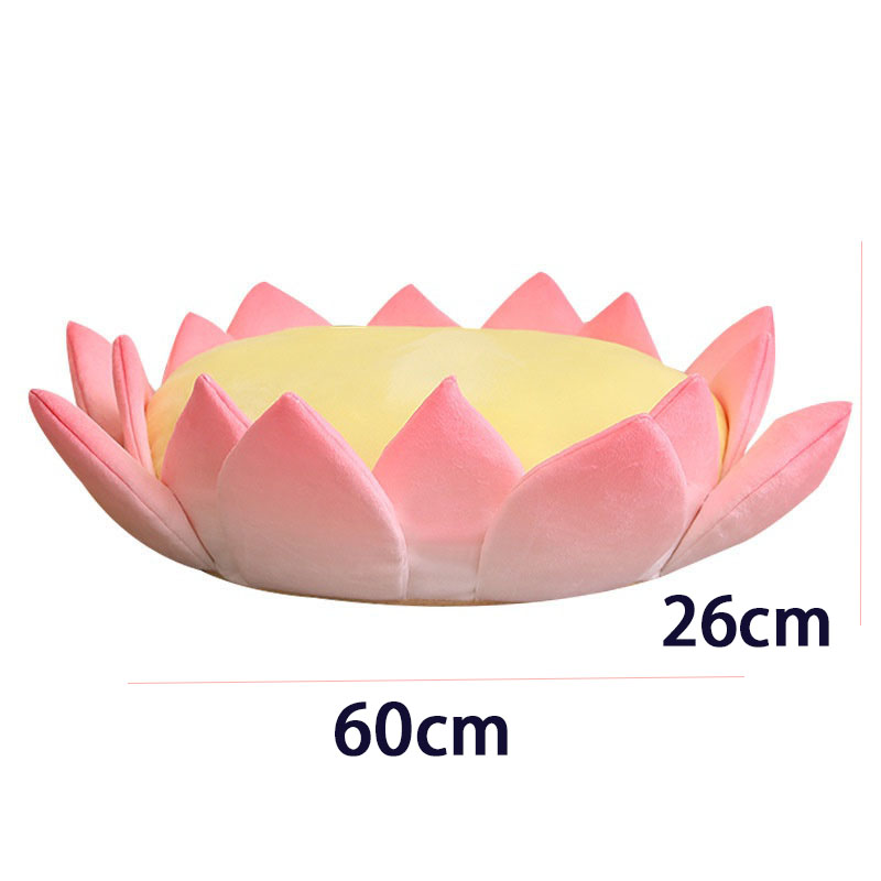 Bantal Duduk Bundar Diameter 60Cm Bentuknya Seperti Teratai Alas Lesehan Jumbo Besar Big Bantal Bantalan Kursi Bantal Sofa
