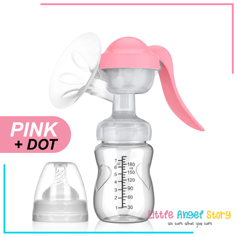 Pompa ASI Manual Breast Pump Botol Pompa Susu Bayi Dot BPA FREE Murah Impor COD