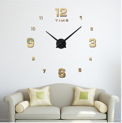 Jam Dinding Besar Raksasa Giant Wall Clock 80-130cm Diameter