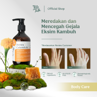 Biotalk Honey Calendula Body Wash | 300 ml | No SLS/SLES | Sabun Mandi Cair Natural | Melembabkan dan Menenangkan Kulit Eksim Psoriasis Sensitif Alergi Kering | Bukan Paket & Set Kecantikan
