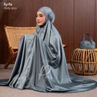 Pusat Mukena Indonesia - Mukena Jumbo Premium Silk 2in1 Syifa