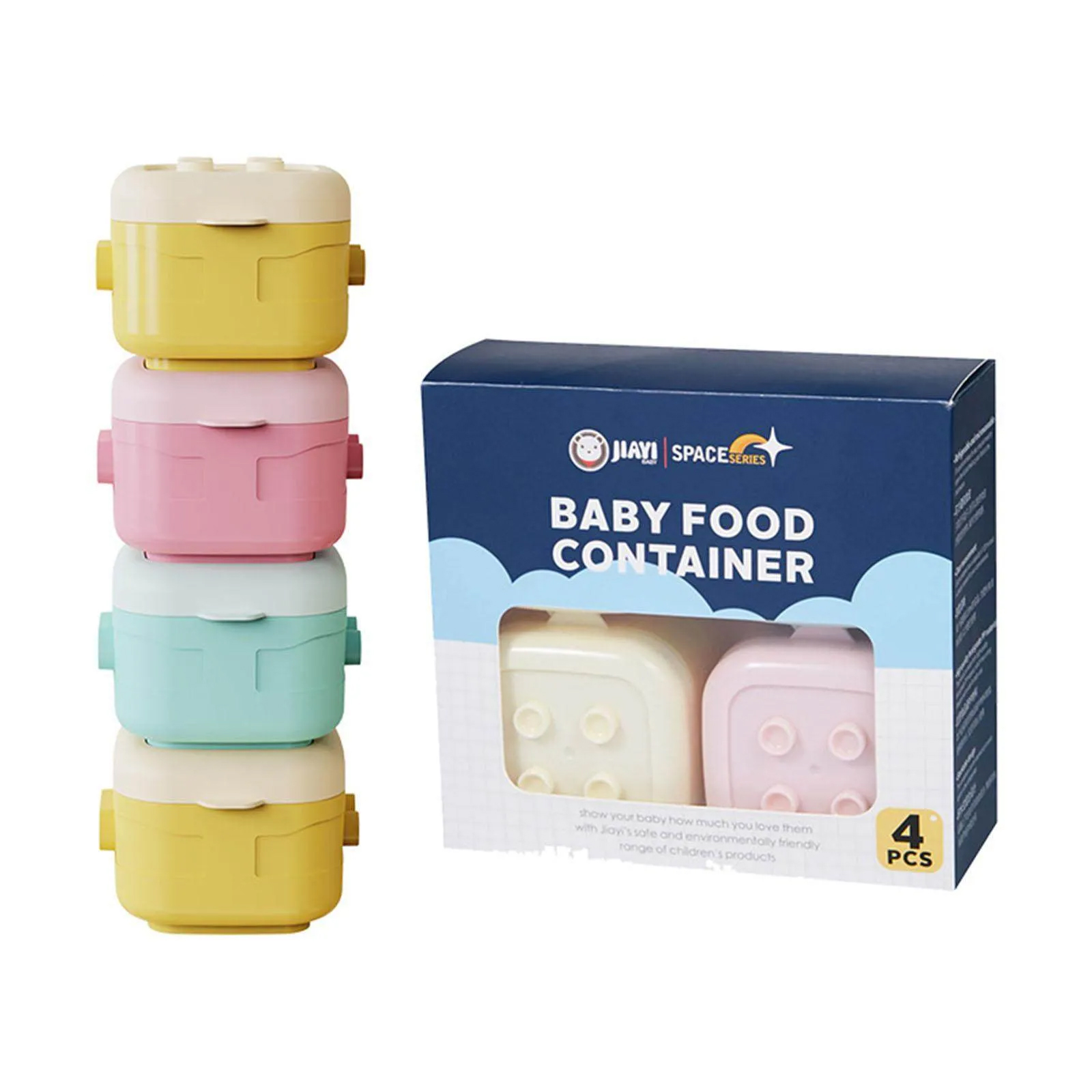 Mpasi Wadah Kotak Tempat Makan Bayi Bahan Kaca 3in1 / Food Container Kedap Udara Penyimpanan Makanan