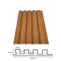 4 BATANG 290CM X 155CM Panel Kayu Wpc Indoor / Panel Dinding PVC / Kisi Kisi Kayu / Dinding Motif Kayu 3D Type QB