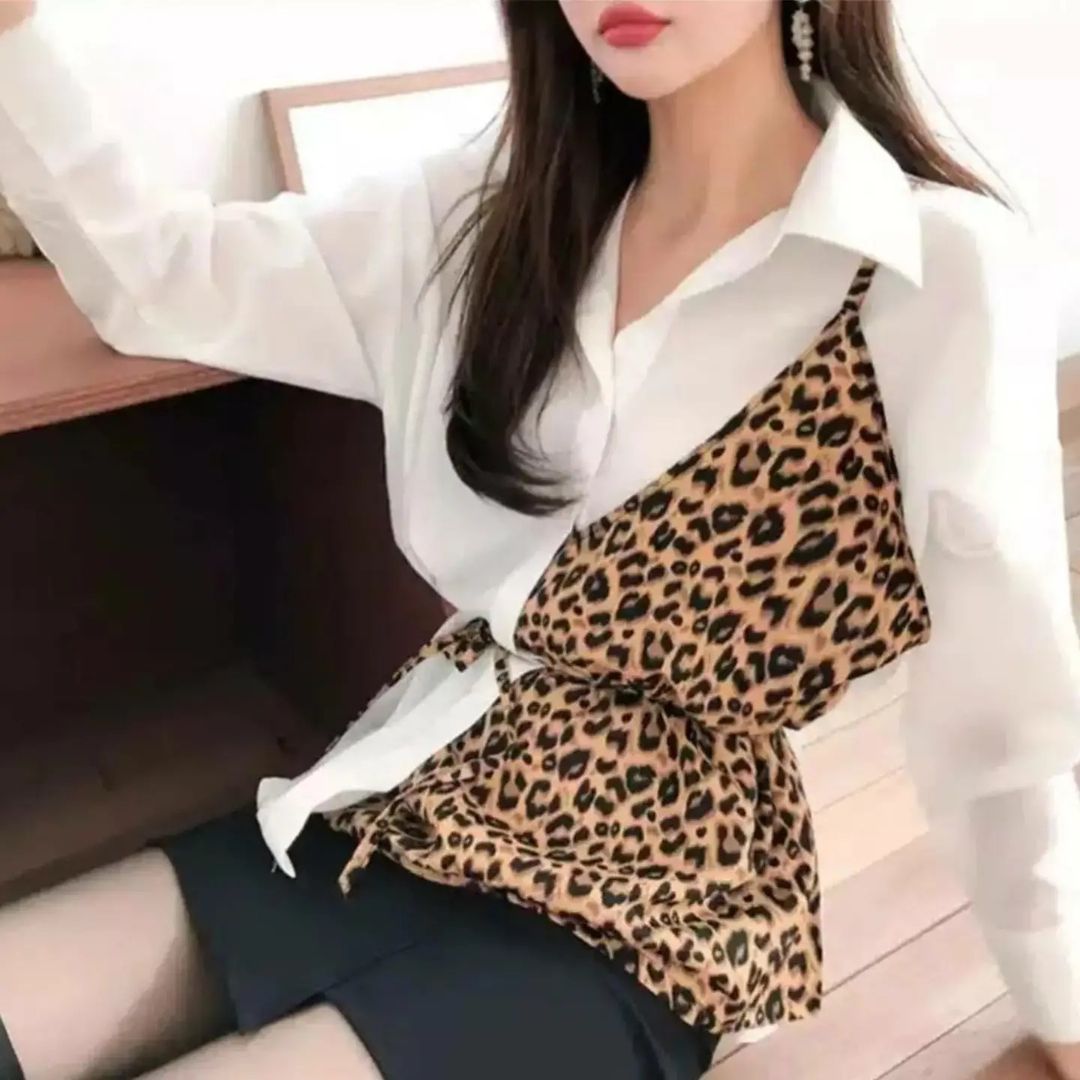 Baju Muslim Modern TIGER BLOUSE MC WOLLYCRAPE MIX MONALISA TUTUL Atasan Wanita Baju Fashion Korea Terbaru 2021 Blouse Leopard Blus Blouse Kekinian Viral Blouse Wanita Jumbo Blouse Wanita Import BEST SELLER