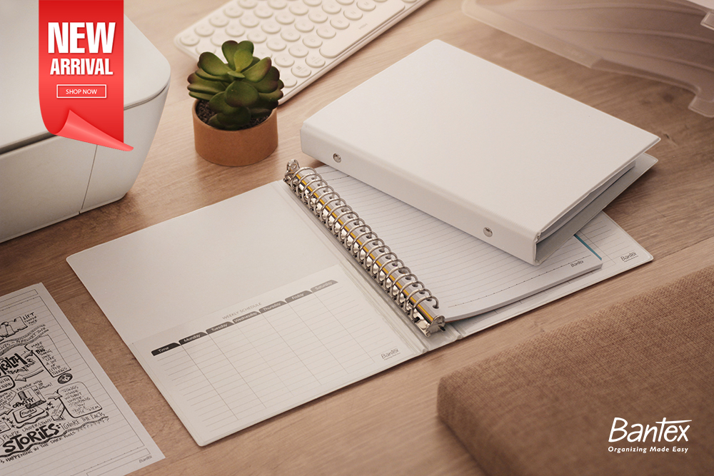 Bantex Multiring Binder 20 Ring 25mm A5 White 1324 07