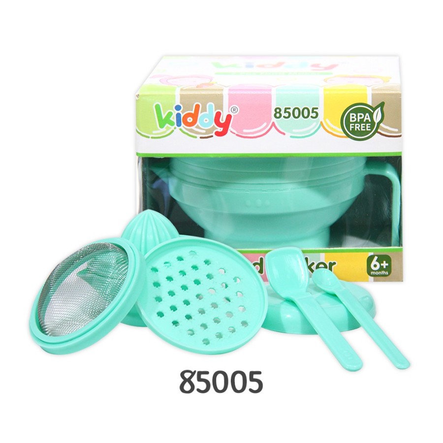 Kiddy Baby Food Maker 7 Pcs - Set Alat Penghalus Makanan Bayi Manual