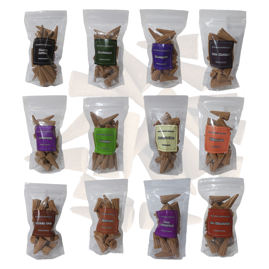 Dupa Bukhur Kerucut Isi 50 Pcs Dupa Aromaterapi