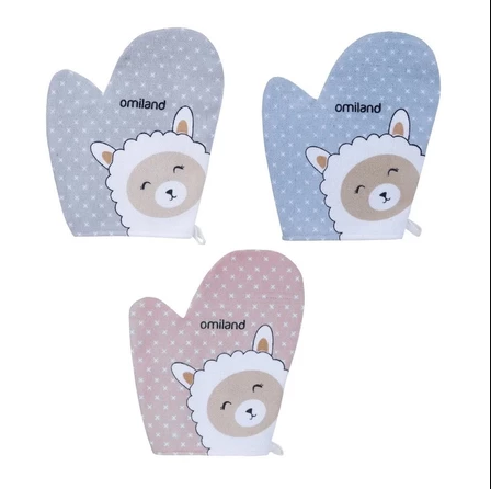 Omiland Waslap Tangan Bayi Isi 3 Alpaca Series - OTW1002