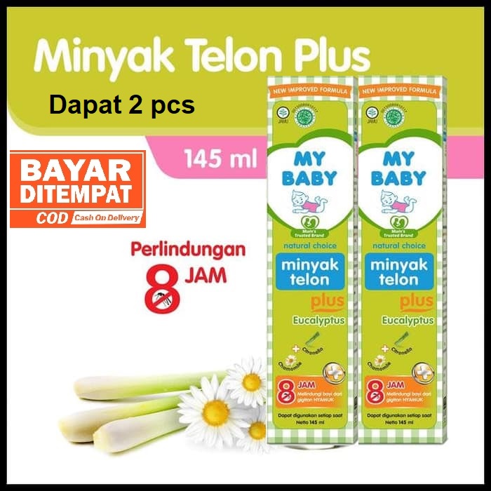 Dapat 2pcs My Baby Minyak Telon Plus 150 Ml (sekarang kemasan baru 150ml)