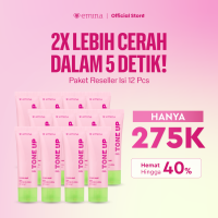 [PAKET RESELLER] - PAKET CUAN NEW! Emina Tone Up Cream Gel 20 ml - Instan Mencerahkan Kulit Efek Tone-up Glowing Skin UV Protection SPF 15 No Whitecast Tekstur Ringan Anti luntur Mudah Menyerap Cocok untuk semua jenis kulit Paket Reseller